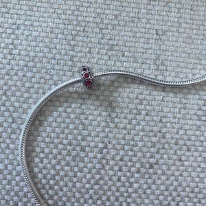 Chamilia July Ruby Birthstone Charm